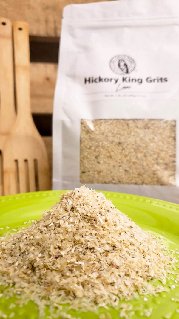 Hickory King grits from organic grains grown at Laura Freeman's Mt. Folly Farm.