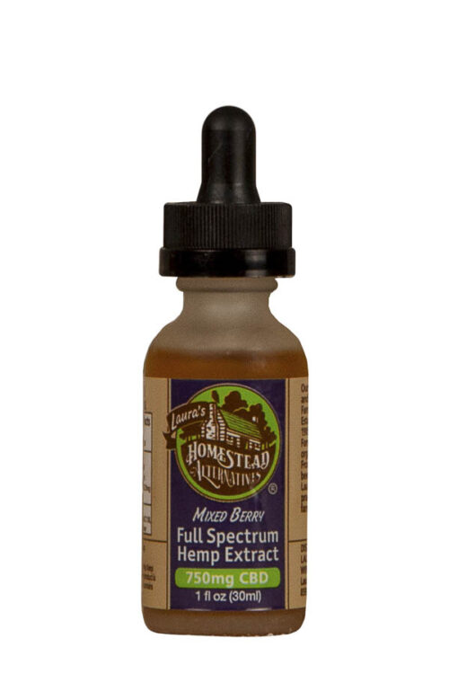 Laura's Homestead Alternative Full Spectrum CBD - 750mg CBD Extract Mixed Berry